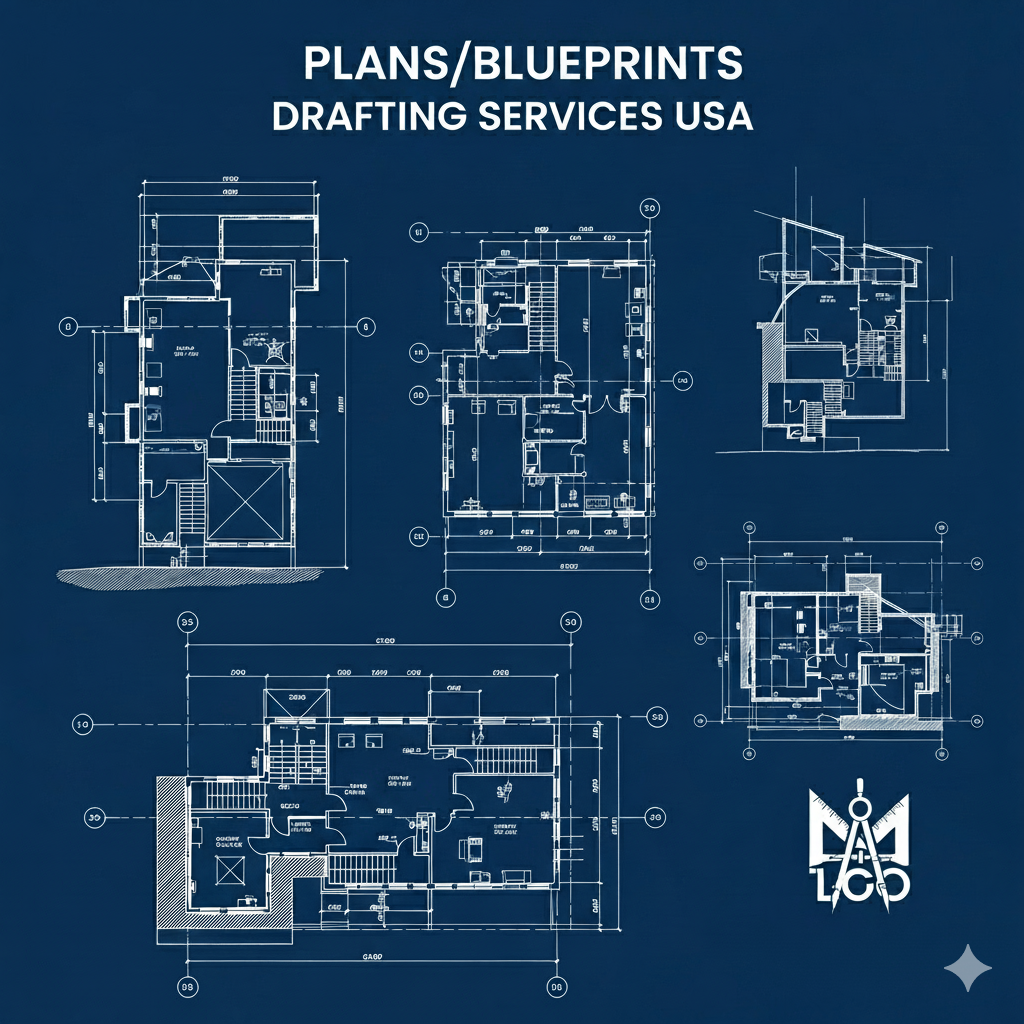 Introduce Plans/Blueprints Drafting Services USA