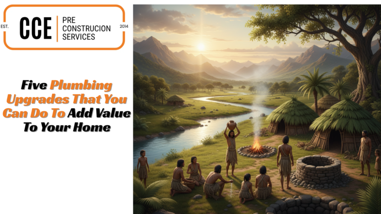 Image of five plumbing upgrades to enhance home value, featuring modern fixtures and efficient systems.