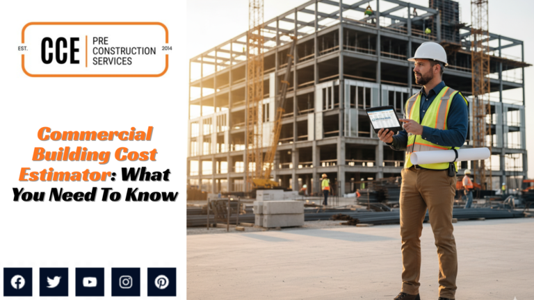 Cost estimate guide for commercial buildings, highlighting essential information for budgeting and planning.