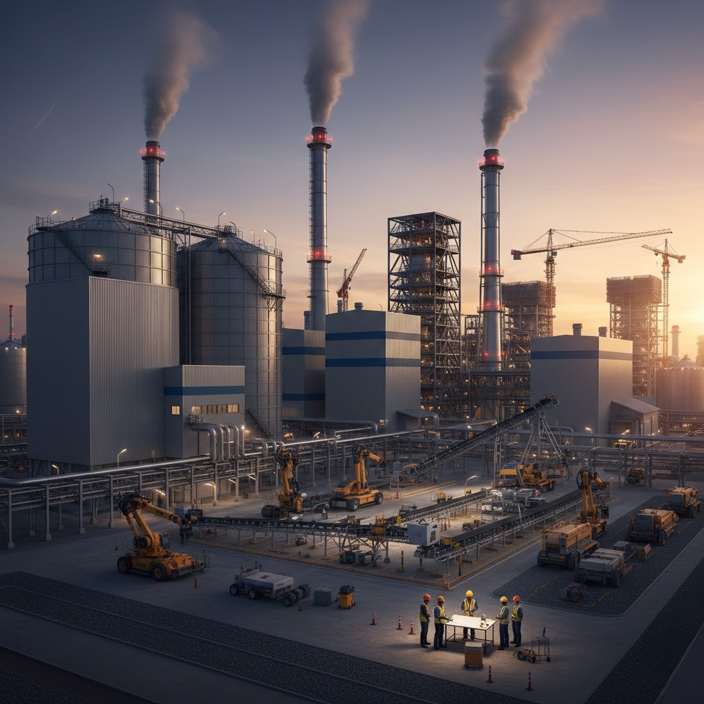 Industrial Estimating Services Construction Site Project