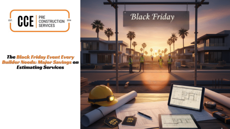 Black Friday Construction Estimating Deals