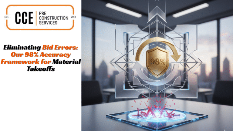 features Eliminating Bid Errors: 98% Accuracy Material Takeoff Framework